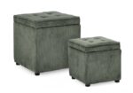 Set2 Pouf Cont. Dylan Verde - Imagen 2