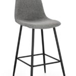 Sgabello Bar New Irelia Nero/grigio Scur