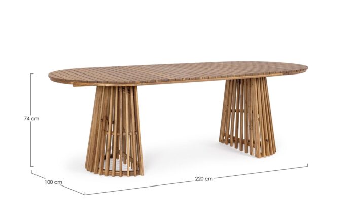 Tavolo Rodano Ovale 220x100 - Fsc - immagine 3
