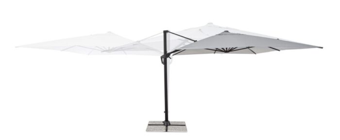 Ombrellone Braccio Vega 3x4 Antracite-Grigio Chiaro - Imagen 2