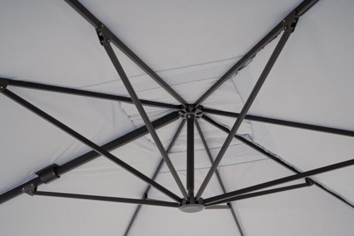 Ombrellone Braccio Vega 3x4 Antracite-Grigio Chiaro - Imagen 9