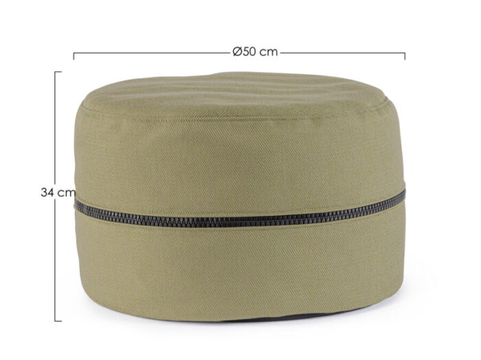 Pouf Gulizar Oliv D50 - Imagen 4