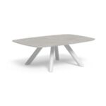 Coral Tavolo Caffè 120x80 White-beige