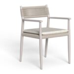Dolcevita Alu Sedia Pranzo  Warm White-castle White