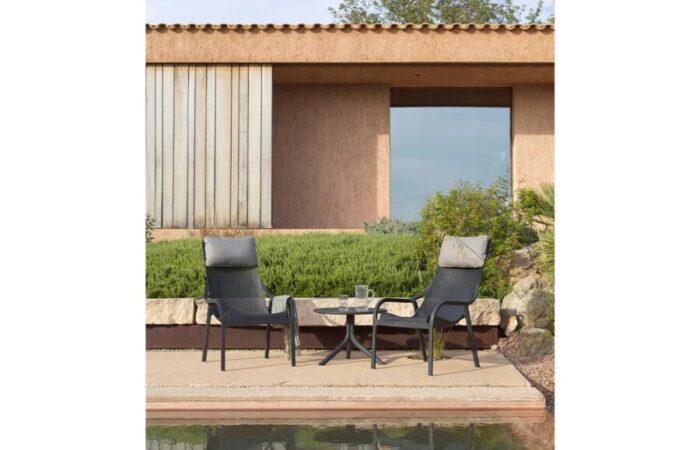 Nardi Cuscino Poggiatesta Net Lounge Grigio Sunbrella - Imagen 2