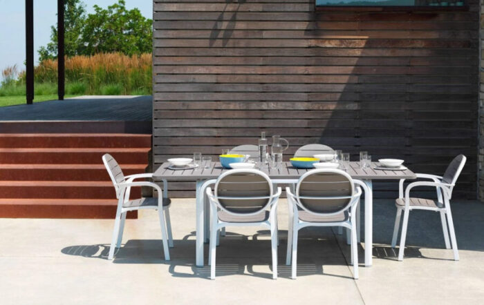 Nardi Tavolo Alloro 140 Extensible 140 / 210 x 100 Cm H 73 Cm Tortora – Bild 2