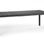 Nardi Tavolo Rio 140 Extensible 140 / 210 x 85 Cm H 76 Cm Alluminio Antracite