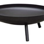 Moia Greenwood Braciere in Ferro D 80 Cm H 32 Cm Nero