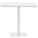 Moia Greenwood Piano in Alluminio 80 x 80 Cm Bianco