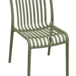 Moia Greenwood Sedia Trapani Polipropilene Verde Impilabile