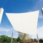 Vela Quadrata 3 x 3 Mt Poliestere Ecru