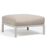 Nardi Maximo Pouf New Basalto e Perla Sunbrella