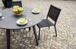 Moia Greenwood Tavolo Tondo Alberese D 120 Cm Alluminio Antracite – Image 3