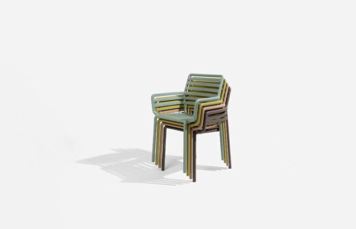 Nardi Sedia Doga Armchair Cappuccino - Imagen 3