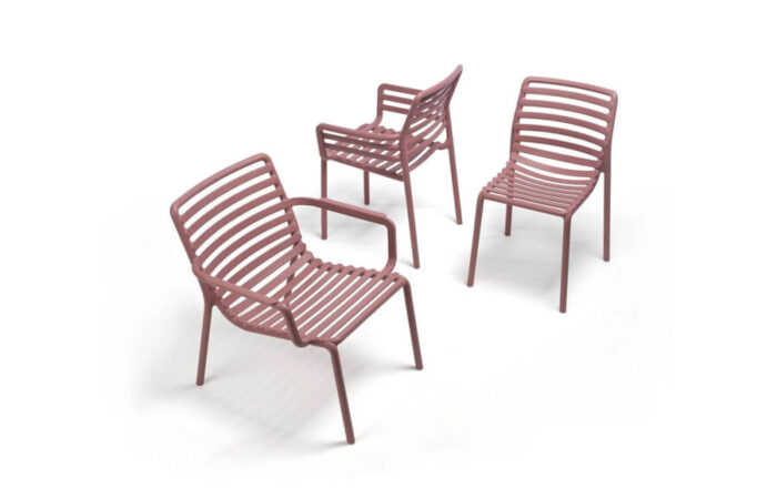 Nardi Sedia Doga Armchair Marsala - Imagen 3