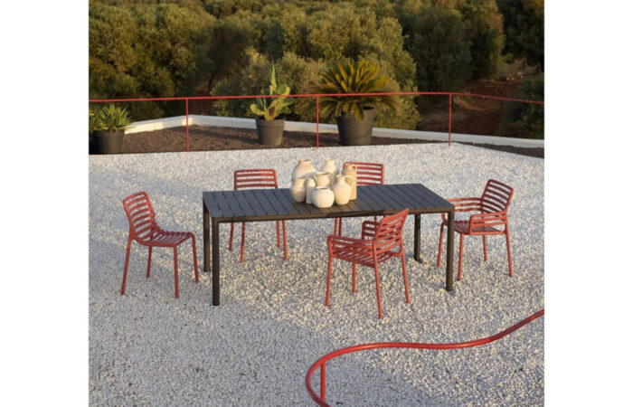 Nardi Sedia Doga Armchair Marsala - Imagen 6