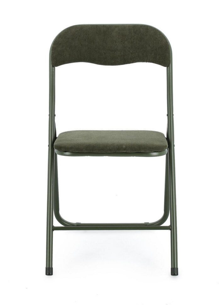 Sedia Pieghevole Joy Velluto Verde – Image 4