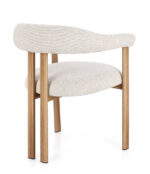 Sedia C-Br Giuditta Naturale/Lino - Imagen 6