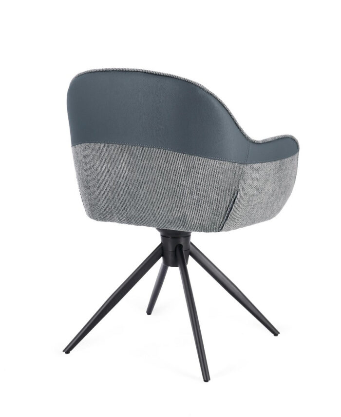 Sedia C-Br Girevole Isotta Grigio - immagine 2