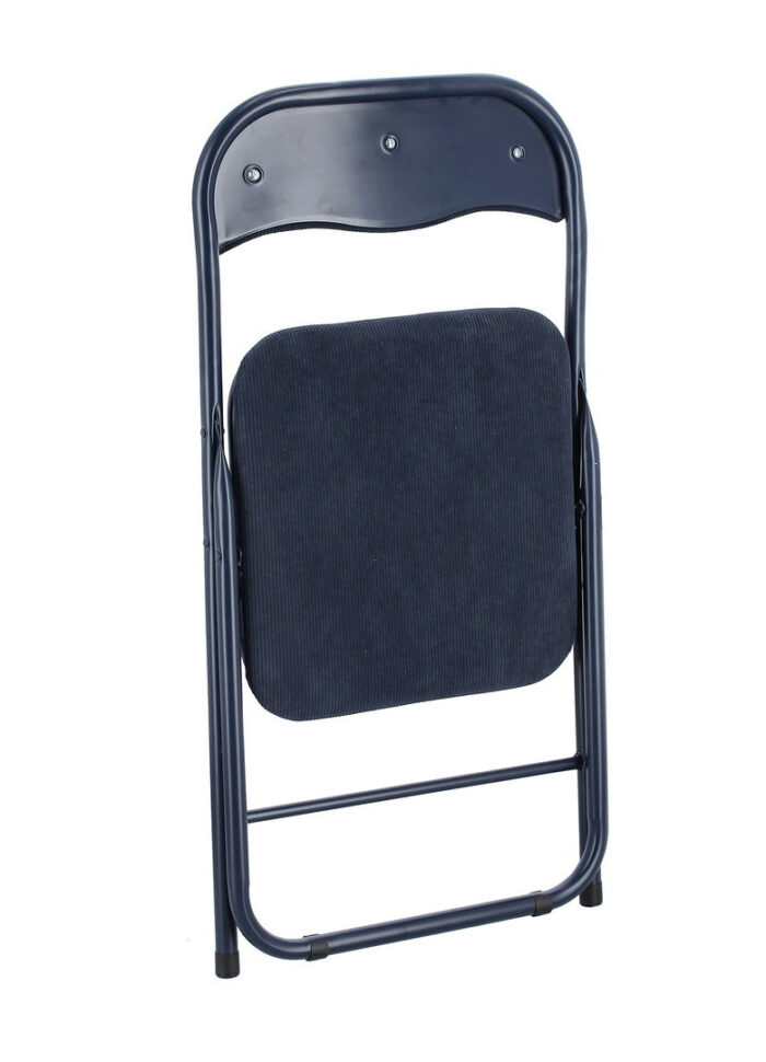Sedia Pieghevole Joy Velluto Blu - Imagen 8