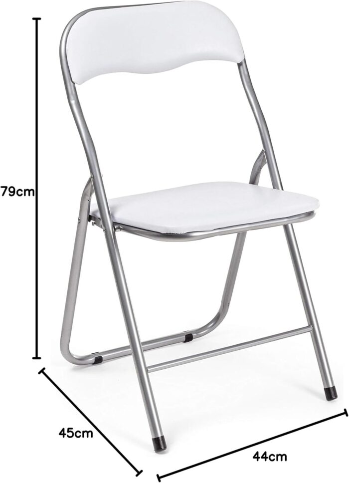 Sedia Pieghevole Joy Bianco - Imagen 2