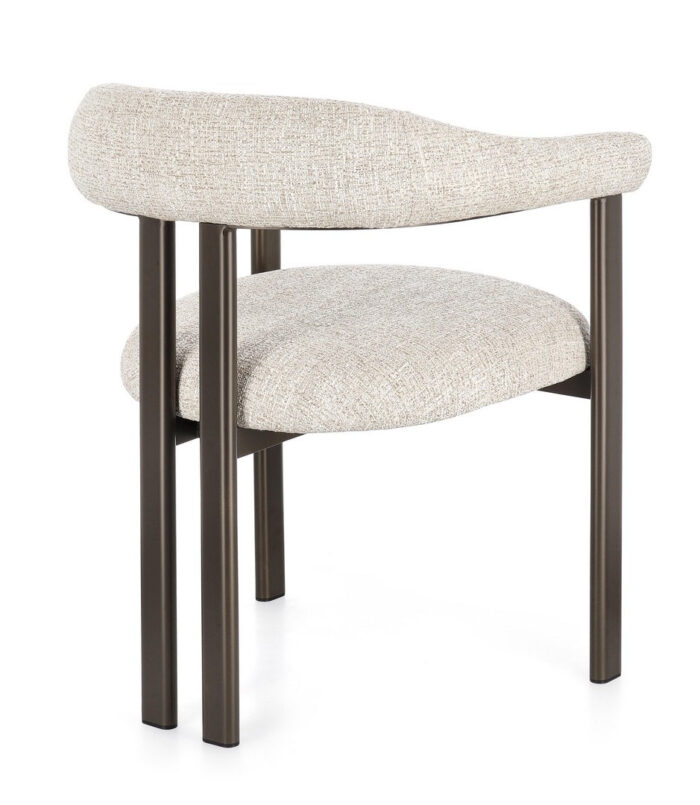 Sedia C-Br Giuditta Bronzo/Sand - Imagen 8