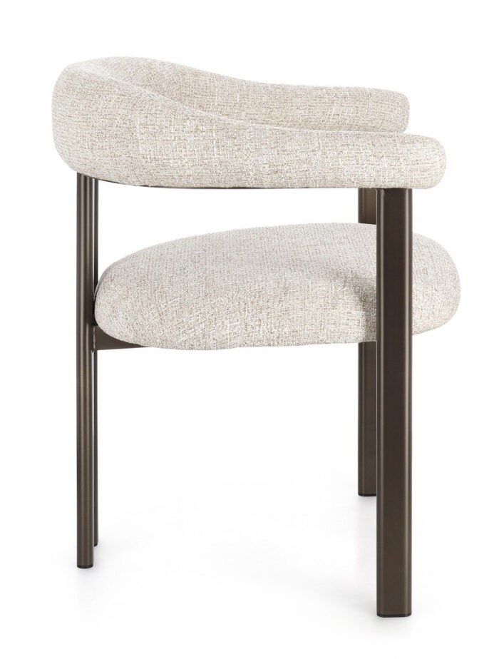 Sedia C-Br Giuditta Bronzo/Sand - Imagen 4
