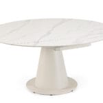 Tavolo Allungabile Jami 160×102/160 Crema/Statuario
