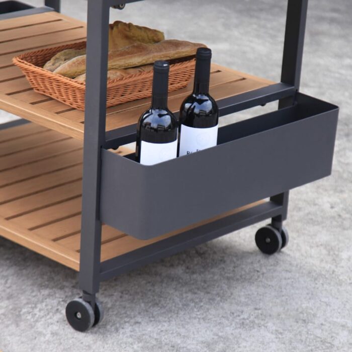 Carrello Ardis Antracite Con Ghiacciaia Integrata - Imagen 4