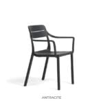 Nardi Sedia Cassia Armchair Colore Antracite