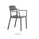 Nardi Sedia Cassia Armchair Colore Basalto