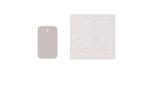 CleoSoft Alu Sofa Pouf Warm White - Imagen 2