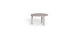 Lisa Set 1 Sofa + 2 Poltrona Living + Tavolo Caffè D85 + Tavolo Caffè D65 Warm white-Castle white – Image 7
