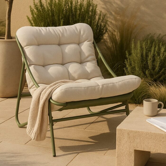 Poltrona Capitonne Light Green - immagine 2
