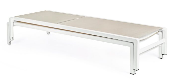 Lettino Imp. C-Ruote Konnor Bianco New Cx21 - immagine 3