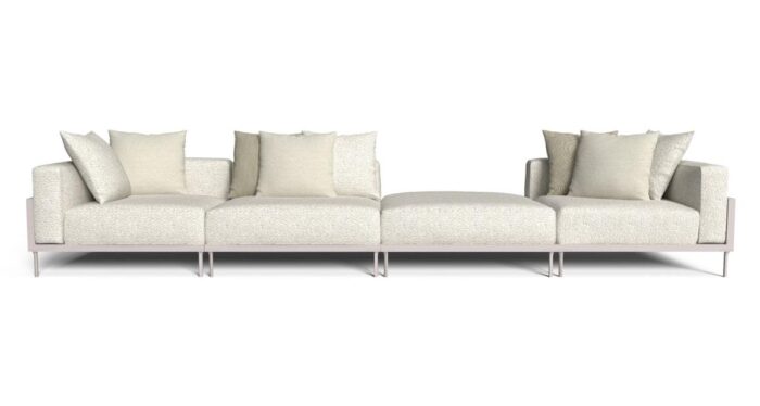 CleoSoft Alu Sofa Divano Cx Warm White - Image 2