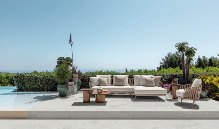 Frame Sofa Divano 2ps Sx Warm White - immagine 3