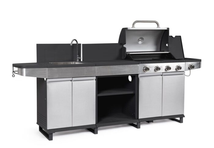 Cucina a Gas Annarita Antracite/Inox - Image 4